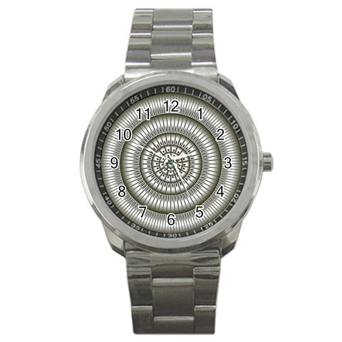 Mentalism Sport Metal Watch from ArtsNow.com Front