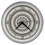 Mentalism Wall Clock (Silver with 4 white numbers)