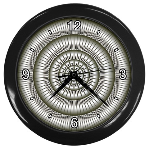 Mentalism Wall Clock (Black with 4 white numbers) from ArtsNow.com Front