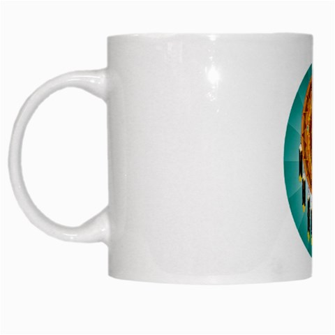 Cheyenne White Mug from ArtsNow.com Left