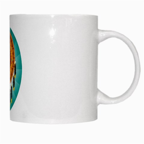 Cheyenne White Mug from ArtsNow.com Right