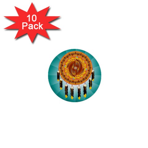 Cheyenne 1  Mini Button (10 pack)  from ArtsNow.com Front