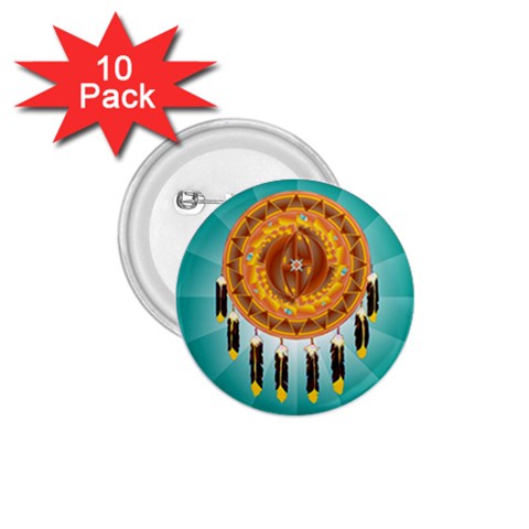 Cheyenne 1.75  Button (10 pack)  from ArtsNow.com Front