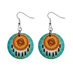 Cheyenne 1  Button Earrings