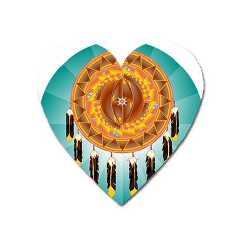 Cheyenne Magnet (Heart) from ArtsNow.com Front