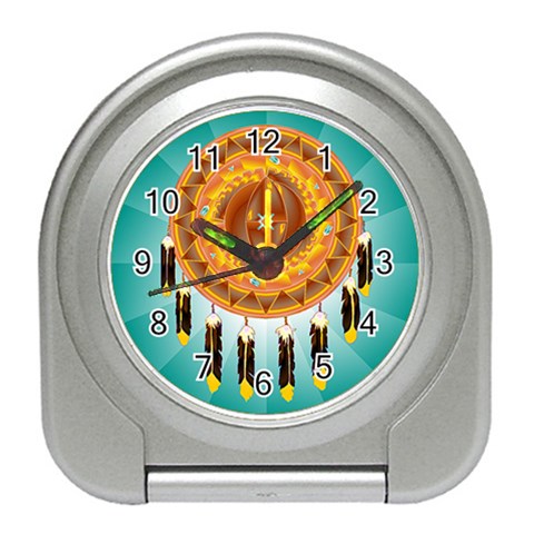 Cheyenne Travel Alarm Clock from ArtsNow.com Front