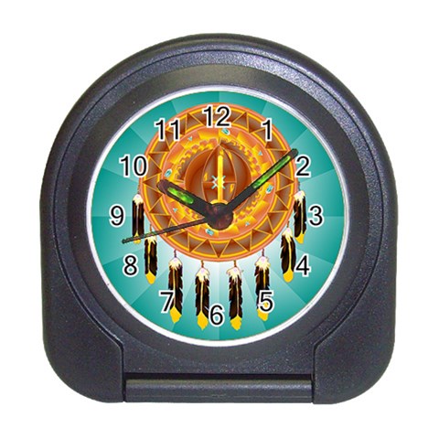 Cheyenne Travel Alarm Clock from ArtsNow.com Front