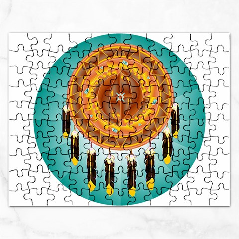 Cheyenne Jigsaw Puzzle (Rectangular) from ArtsNow.com Front