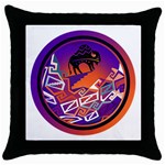 Comanche Throw Pillow Case (Black)