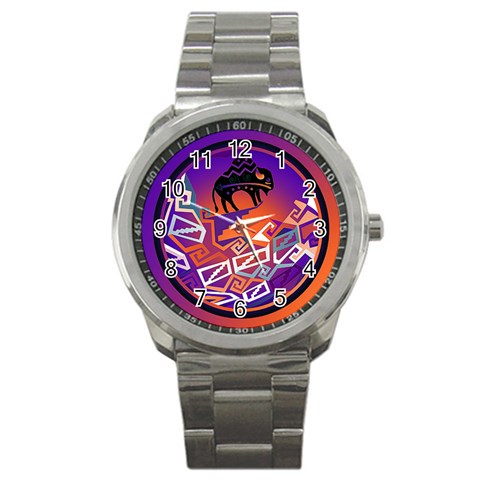 Comanche Sport Metal Watch from ArtsNow.com Front