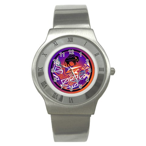 Comanche Stainless Steel Watch from ArtsNow.com Front