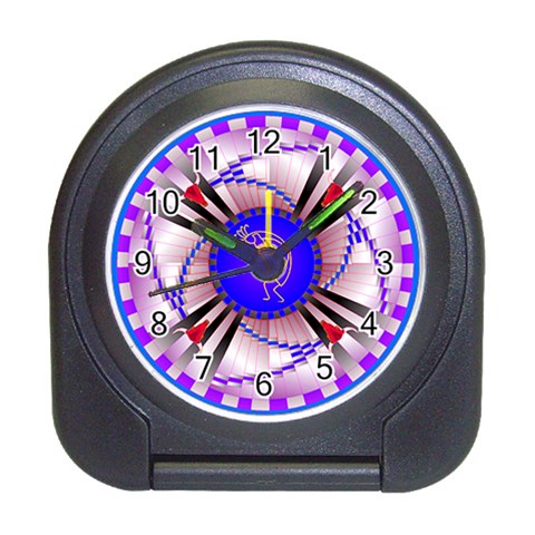 Hopi Travel Alarm Clock from ArtsNow.com Front