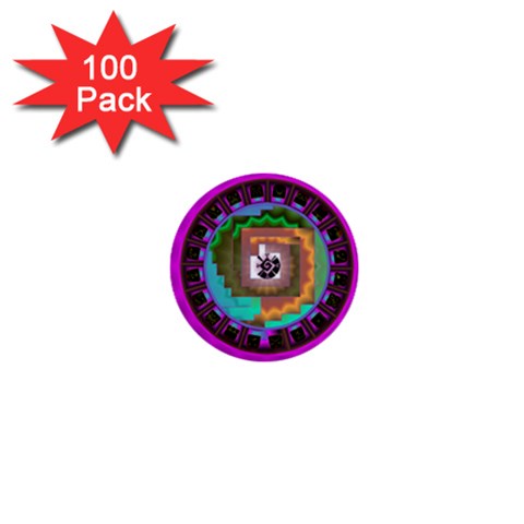 Mayan 1  Mini Button (100 pack)  from ArtsNow.com Front