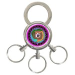 Mayan 3-Ring Key Chain