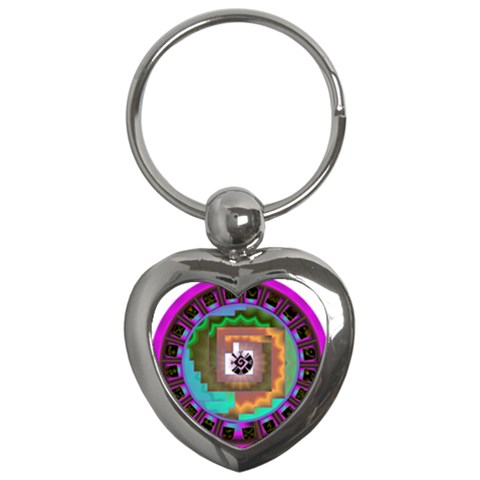 Mayan Key Chain (Heart) from ArtsNow.com Front