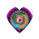 Mayan Magnet (Heart)