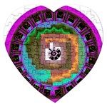 Mayan Jigsaw Puzzle (Heart)