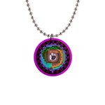 Mayan 1  Button Necklace