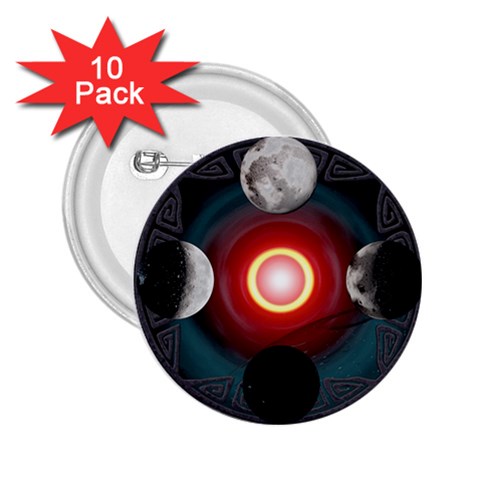 4 Moons 2.25  Button (10 pack) from ArtsNow.com Front