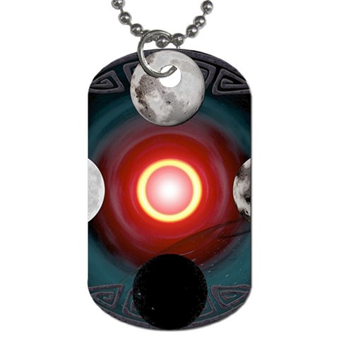 4 Moons Dog Tag (One Side) from ArtsNow.com Front