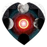 4 Moons Jigsaw Puzzle (Heart)