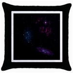 Galaxy Throw Pillow Case (Black)