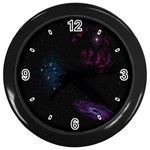 Galaxy Wall Clock (Black)