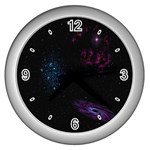 Galaxy Wall Clock (Silver)