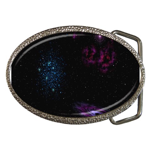 Galaxy Belt Buckle from ArtsNow.com Front