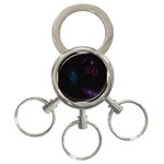 Galaxy 3-Ring Key Chain