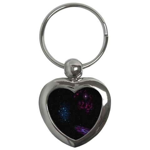 Galaxy Key Chain (Heart) from ArtsNow.com Front