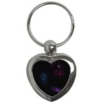 Galaxy Key Chain (Heart)