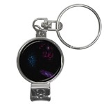 Galaxy Nail Clippers Key Chain