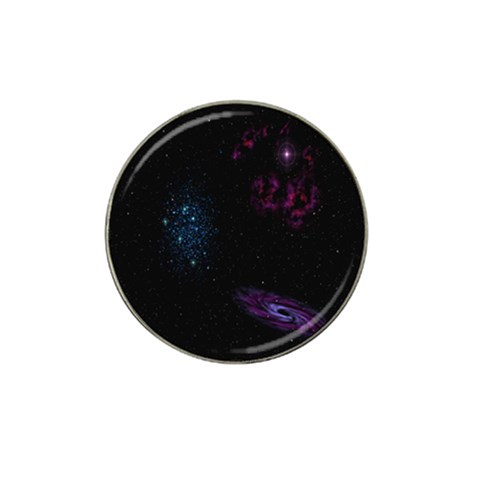 Galaxy Hat Clip Ball Marker from ArtsNow.com Front