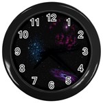 Galaxy Wall Clock (Black)