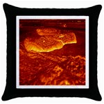 Lava Throw Pillow Case (Black)