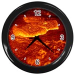 Lava Wall Clock (Black)