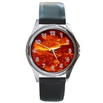 Lava Round Metal Watch