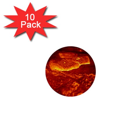 Lava 1  Mini Button (10 pack)  from ArtsNow.com Front