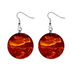 Lava 1  Button Earrings