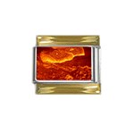 Lava Gold Trim Italian Charm (9mm)