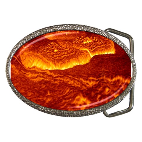 Lava Belt Buckle from ArtsNow.com Front