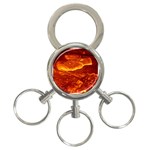 Lava 3-Ring Key Chain