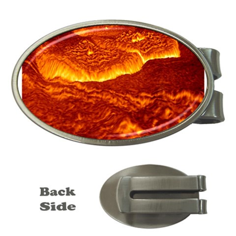 Lava Money Clip (Oval) from ArtsNow.com Front