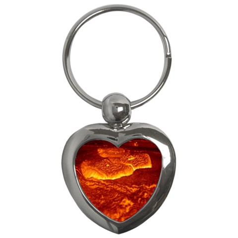 Lava Key Chain (Heart) from ArtsNow.com Front