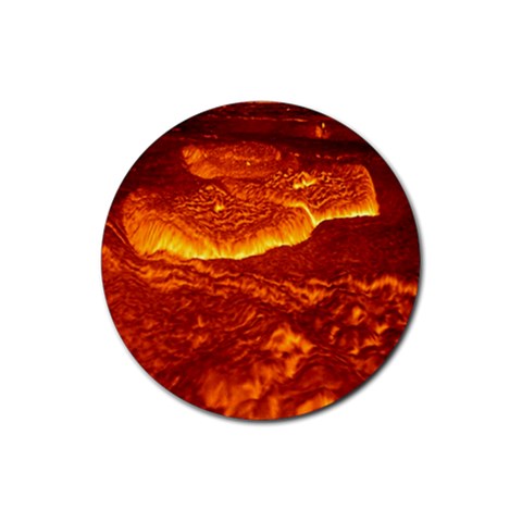 Lava Rubber Coaster (Round) from ArtsNow.com Front