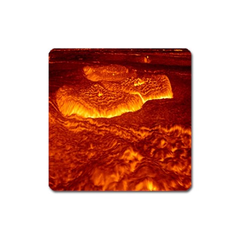 Lava Magnet (Square) from ArtsNow.com Front