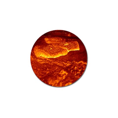 Lava Golf Ball Marker from ArtsNow.com Front