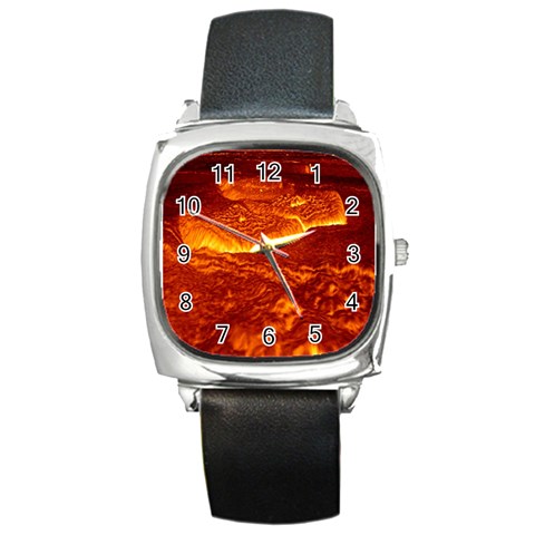 Lava Square Metal Watch from ArtsNow.com Front