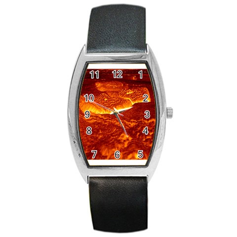 Lava Barrel Style Metal Watch from ArtsNow.com Front